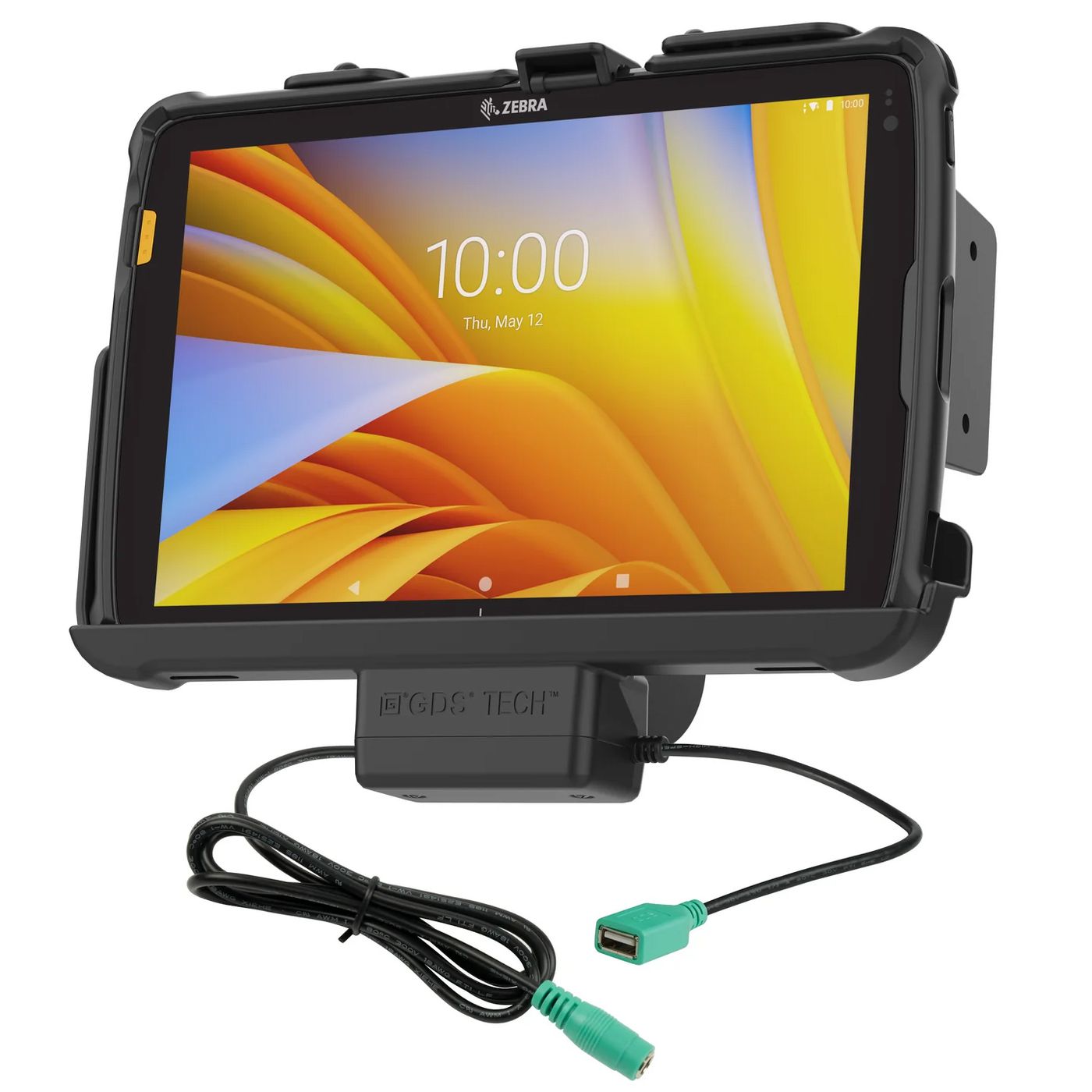 ZEBRA - 3PTY-RAM-HOL-ZE21PDU - UNPKD EZ-ROLLR DOCK POWER , DATA FOR ZEBRA ET40/45 10IN TABL
