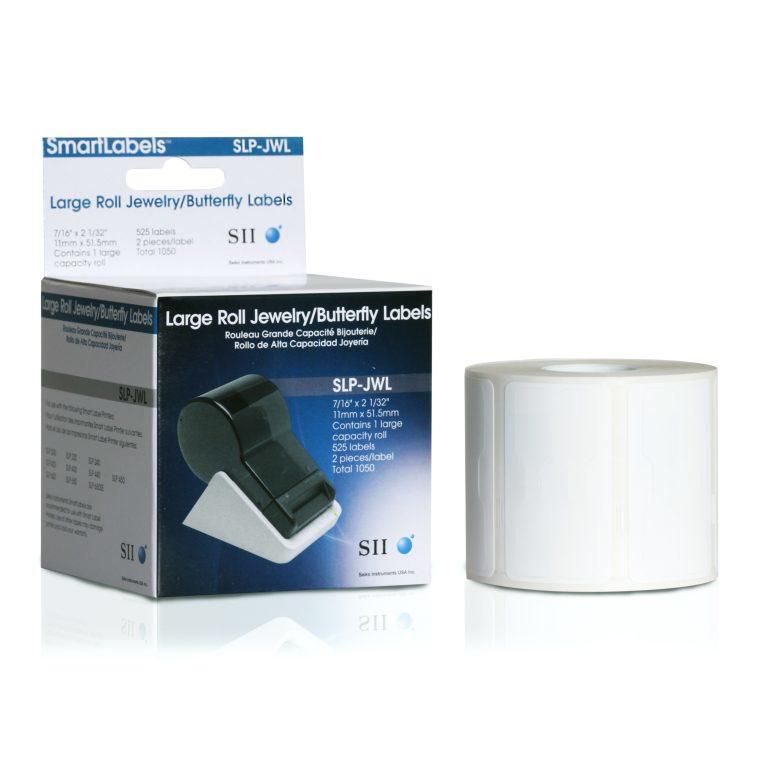 SEIKO INSTRUMENTS - 42100728 - SLP-JWL ÉTIQUETTE BLANCHE 11X51,5MM 525X2 LAB/ROULEAU 1 ROULEAU/BOÎTE