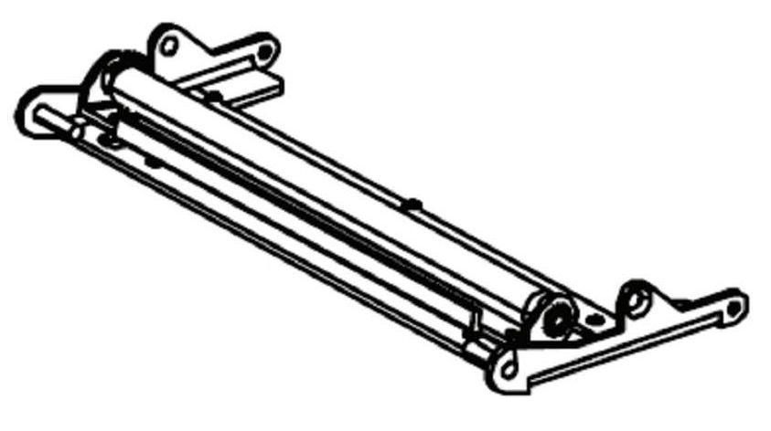 ZEBRA - 43310M - Support pour rouleau de pelage 110pax3 110pax4