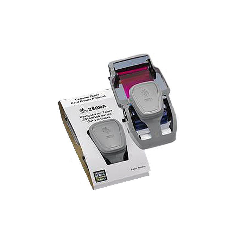 ZEBRA - 800350-550EM - Ruban, couleur-ymcko, 300 images, zc150, zc350, emea