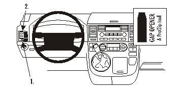 BRODIT - 803291 - ProClip pour Volkswagen Multivan 03-15 Brodit P/N 803291