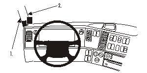 BRODIT - 803983 - ProClip Pour Volvo FH/NH, FM Série 07-12, Série 07-13