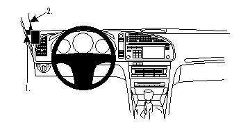 BRODIT - 804060 - Proclip pas pour cabriolet.