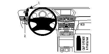 BRODIT - 804332 - ProClip - Mercedes Classe E (200-430) support de montage pour le tableau de bord du véhicule
