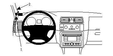 BRODIT - 804482 - ProClip Support gauche Skoda Fabia 08-14, Skoda Roomster 08-15