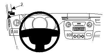 BRODIT - 804530 - ProClip Nissan NV400 12-17, Opel Movano, Opel Movano 11-17