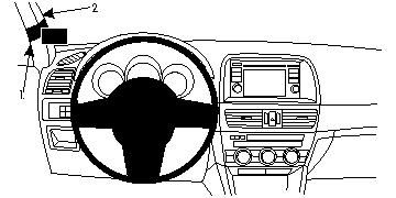 BRODIT - 804753 - ProClip 804753, Noir