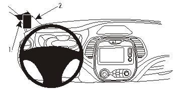 BRODIT - 804943 - ProClip, Renault Captur 14-18 Support gauche