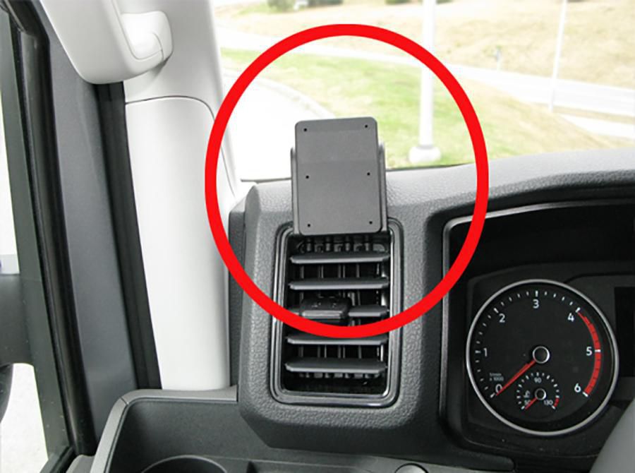 BRODIT - 805304 - ProClip 805304, Ordinateur portable, Téléphone portable/Smartphone, Navigateur, Support passif, Voiture, Noir