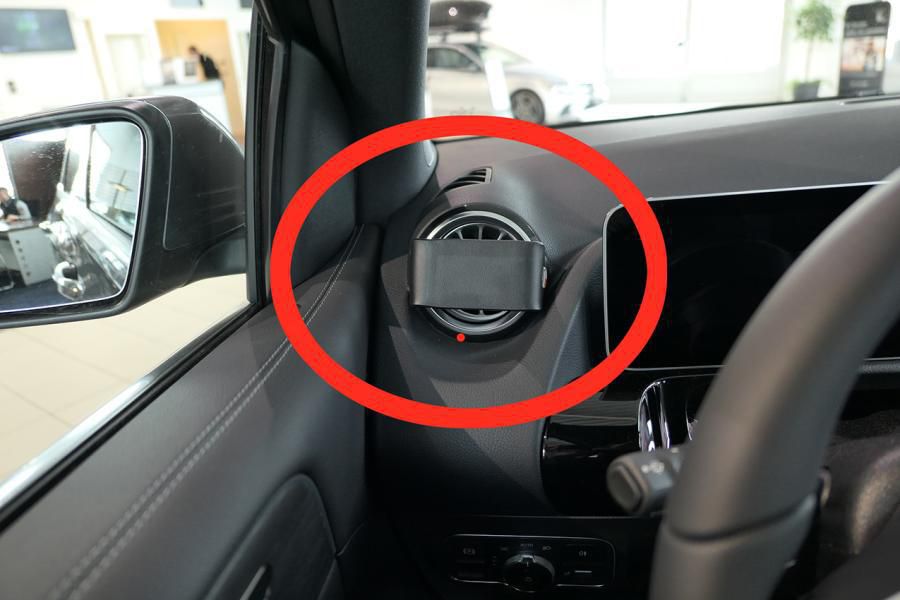 BRODIT - 805495 - ProClip 805495, Ordinateur portable, Téléphone portable/Smartphone, Navigateur, Support passif, Voiture, Noir