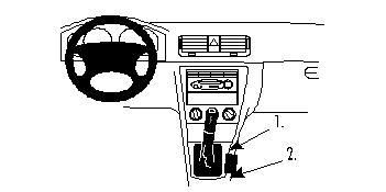 BRODIT - 832685 - Proclip uniquement pour ambiente