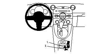 BRODIT - 834554 - ProClip Mazda 2 10-13