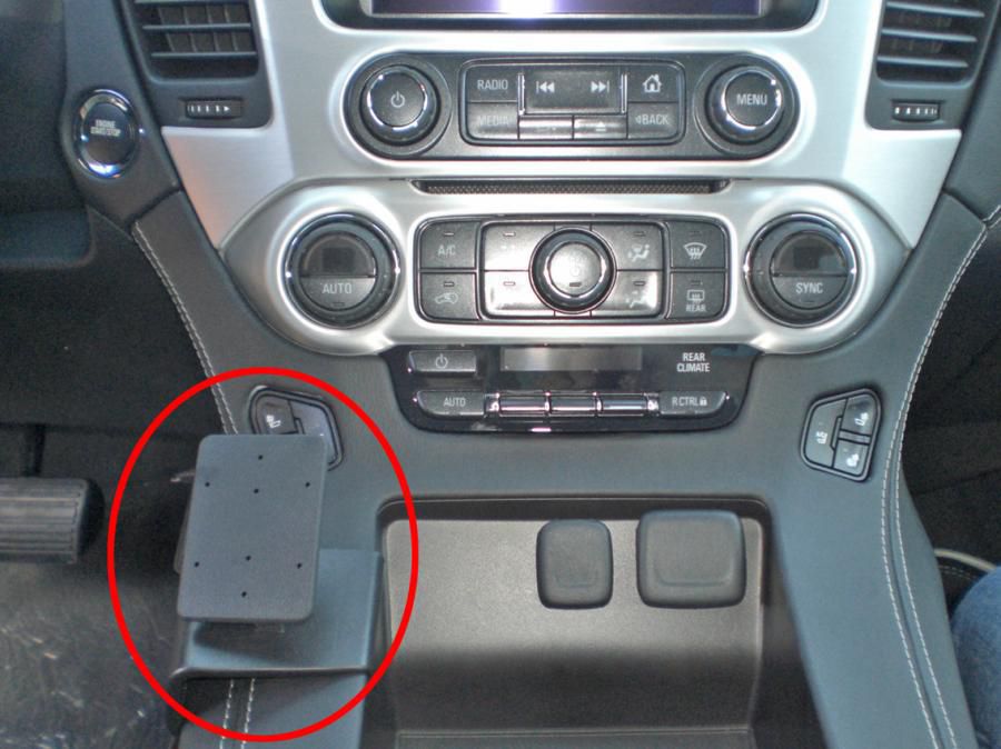BRODIT - 835024 - ProClip ProClip 835024, Téléphone portable/Smartphone, Ordinateur portable, Support passif, Voiture, Noir