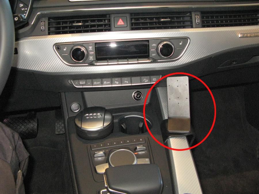 BRODIT - 835252 - ProClip 835252, Ordinateur portable, Support passif, Voiture, Noir