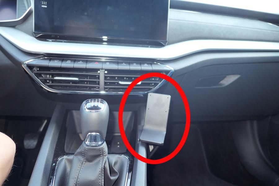 BRODIT - 835642 - ProClip 835642, Téléphone portable/Smartphone, Support passif, Voiture, Noir