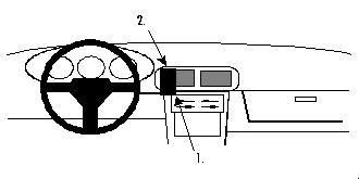 BRODIT - 851864 - ProClip ONLY for Coupé. ProClip