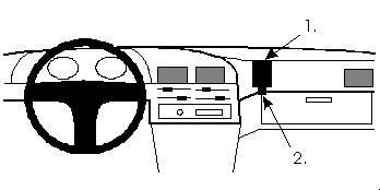 BRODIT - 851865 - Proclip toyota 4runner : seulement