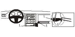 BRODIT - 852530 - Proclip uniquement pour le modèle berline.