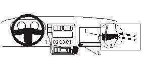 BRODIT - 852531 - Proclip uniquement pour le modèle berline.