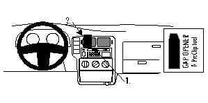 BRODIT - 852605 - Proclip uniquement pour le modèle berline.