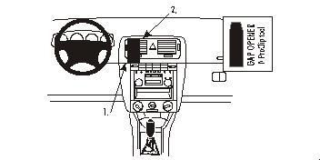 BRODIT - 852803 - ProClip Skoda Fabia 00-07