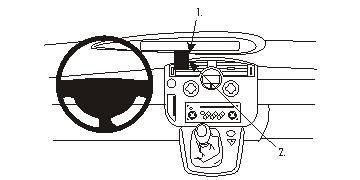 BRODIT - 853351 - Proclip peut obstruer la vue de