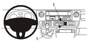 BRODIT - 853376 - ProClip Nissan Interstar 04-11 Opel Movano 04-10, Renault Mascott 04-06 et Renault Master 04-10