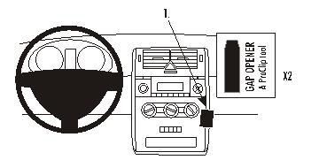 BRODIT - 853506 - Proclip uniquement classique