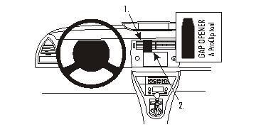 BRODIT - 853534 - Proclip uniquement pour les modèles avec