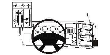 BRODIT - 853674 - ProClip Pour Scania Série P 05-17, Série R 05-09