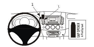BRODIT - 853712 - ProClip Pour Mitsubishi L200 06-15