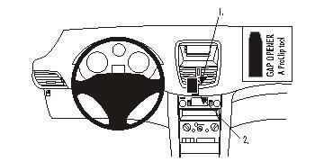 BRODIT - 853815 - ProClip pour Peugeot 207 06-14