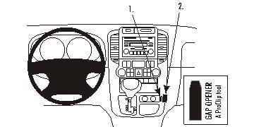 BRODIT - 853829 - ProClip, Kia Carnival 06-11 Carnival 06-11
