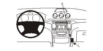 BRODIT - 853866 - ProClip - Ford Galaxy 07-13, Ford S-Max 06-13