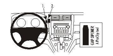 BRODIT - 853940 - ProClip, Honda CR-V (07/11) ProClip