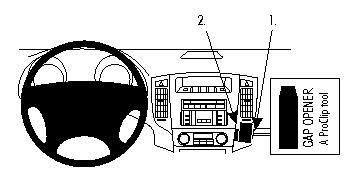 BRODIT - 853982 - ProClip Mitsubishi Pajero 07-19 Europe