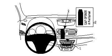 BRODIT - 854283 - ProClip fits Renault Fluence 10-15, Mégane III 09-16