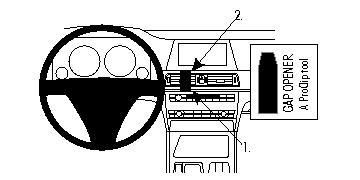 BRODIT - 854298 - ProClip - BMW 730-750 F01 F02 09-15
