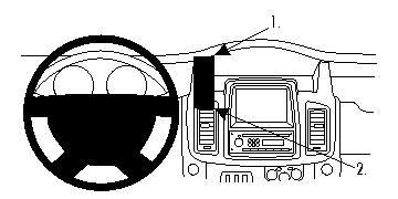 BRODIT - 854517 - ProClip Pour Nissan, Opel, Renault Primastar 11-14, Vivaro 11-14, Trafic 11-14