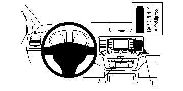 BRODIT - 854563 - ProClip Montage angulaire Siège Alhambra 11-15 , Volkswagen Sharan 11-15