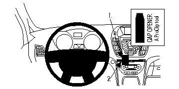 BRODIT - 854570 - ProClip Pour Ford C-Max, Grand C-Max 11-17, Kuga 13-16