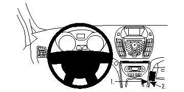 BRODIT - 854571 - Support de montage ProClip pour Ford C-Max/ grand C-Max 11-17