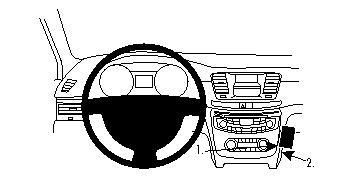 BRODIT - 854588 - ProClip Peugeot 508 11-13 Brodit Support d'angle