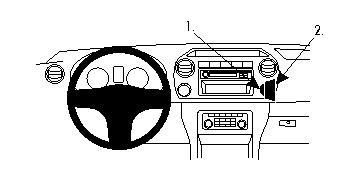 BRODIT - 854602 - ProClip Pour Volkswagen Amarok 11-16