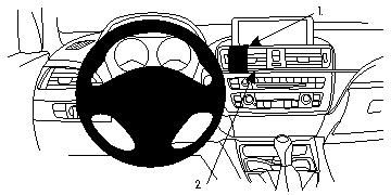 BRODIT - 854740 - ProClip, Centre, BMW 3, 4, 3GT 3, 4, 3GT