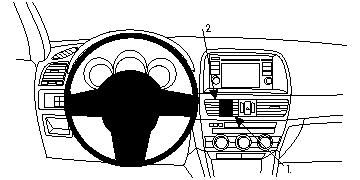 BRODIT - 854752 - ProClip 854752, voiture, passif, noir