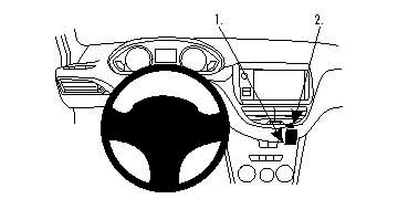 BRODIT - 854764 - ProClip Peugeot 2008/208 14-18