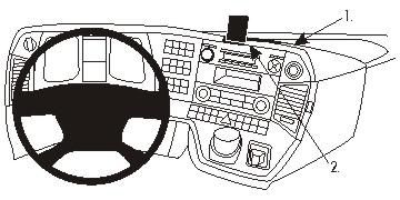BRODIT - 854900 - ProClip pour Mercedes Benz