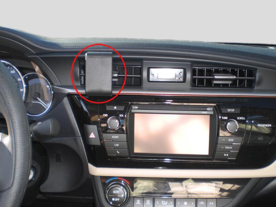 BRODIT - 854955 - ProClip ProClip 854955, Téléphone portable/Smartphone, Ordinateur portable, Support passif, Voiture, Noir
