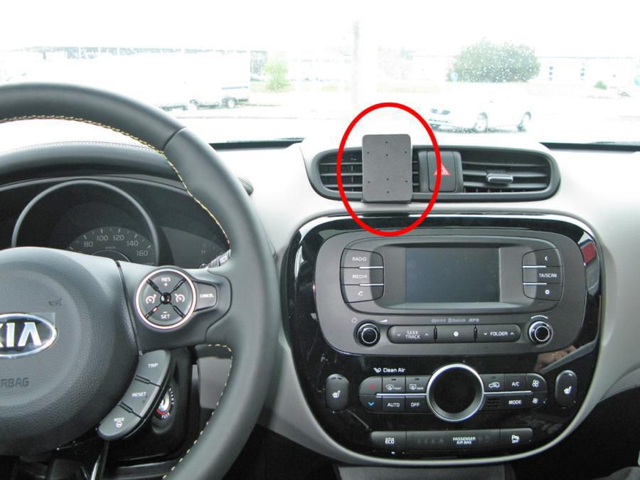 BRODIT - 855001 - ProClip ProClip 855001, Téléphone portable/Smartphone, Ordinateur portable, Support passif, Voiture, Noir